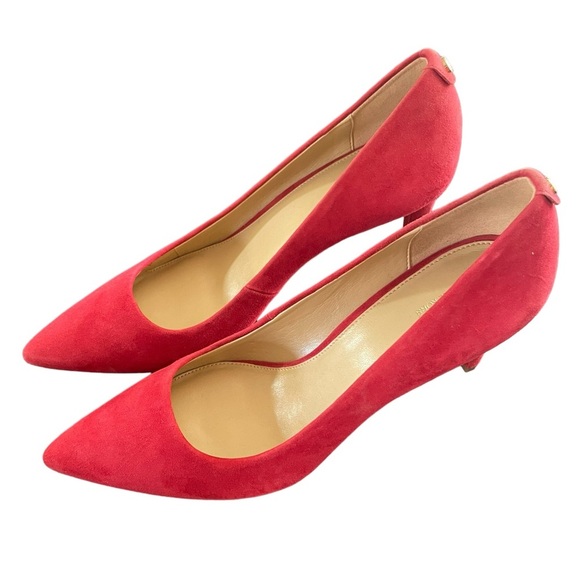 Michael Kors NEW Red Leather 4” Stiletto Heals Woman’s size 11 - Picture 5 of 12
